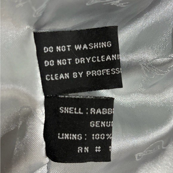 Baby Phat Black Rabbit Fur Jacket - Picture 5 of 10